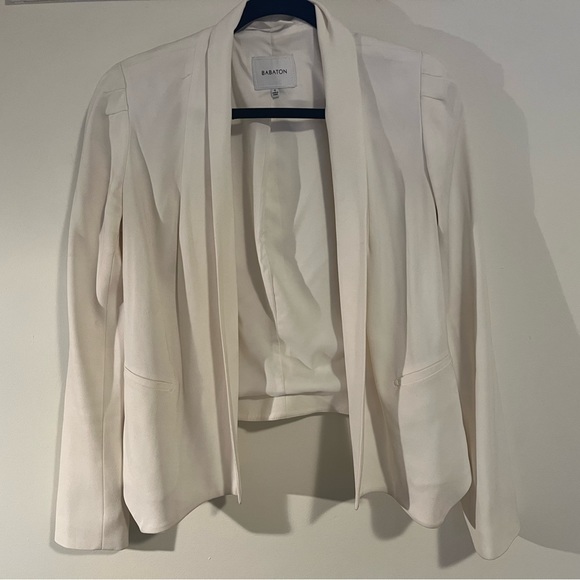 White Aritzia Barbaton blazer - Picture 1 of 5